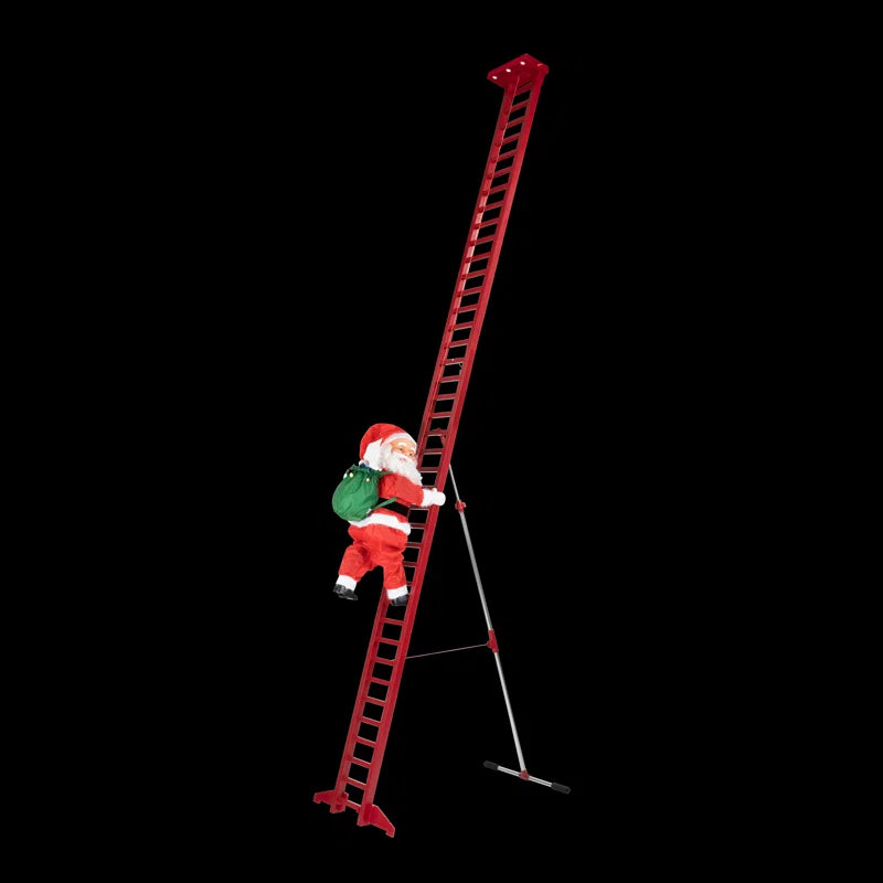 10' Outdoor Animated Super Climbing Santa