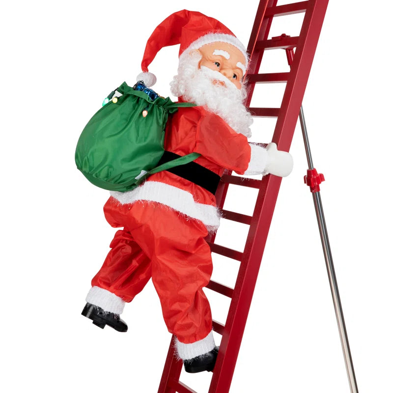 10' Outdoor Animated Super Climbing Santa